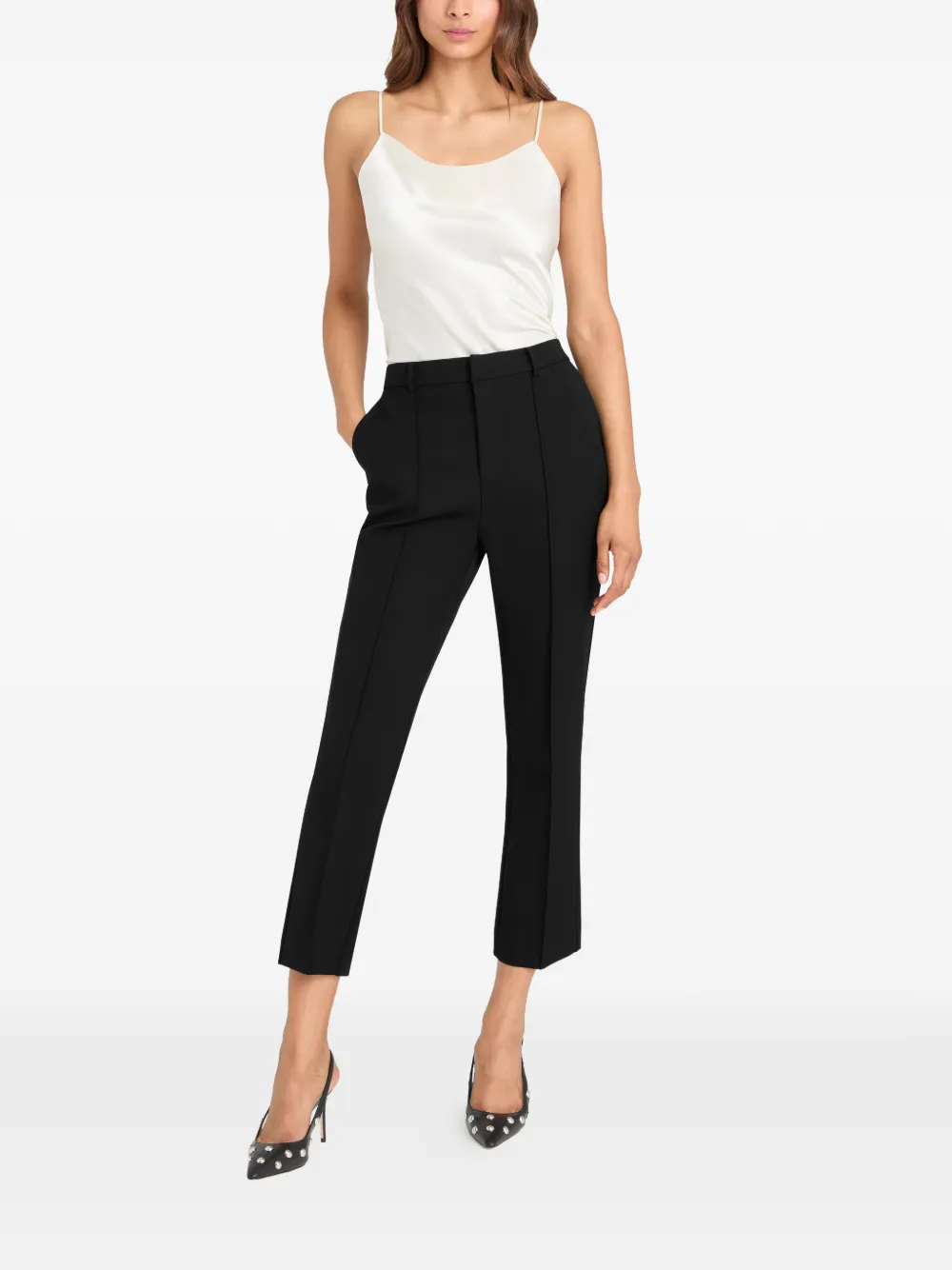 Cinq A Sept Emmy cropped broek Zwart