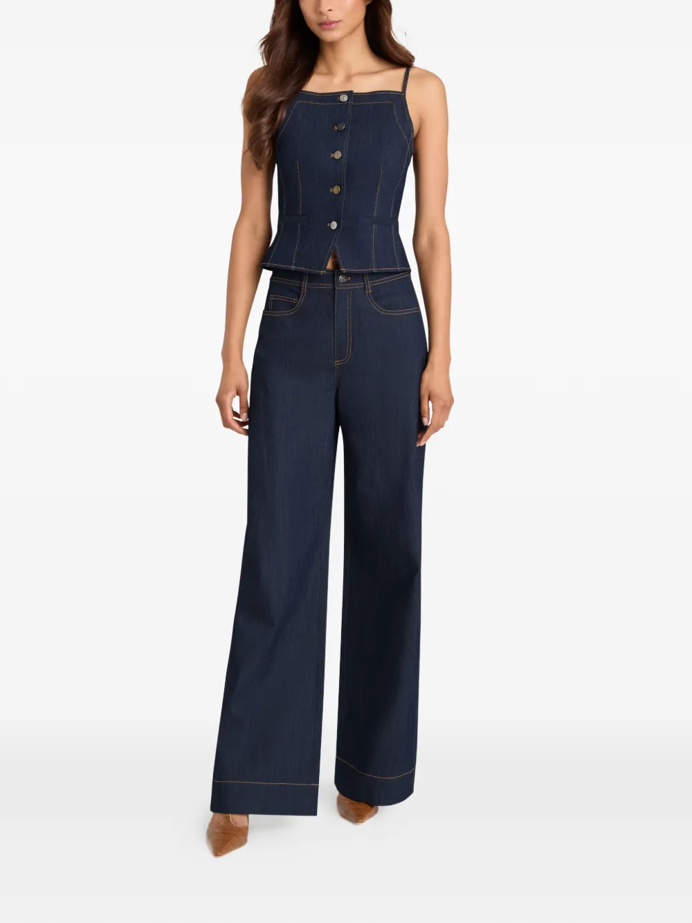 Sloane Button Denim Top