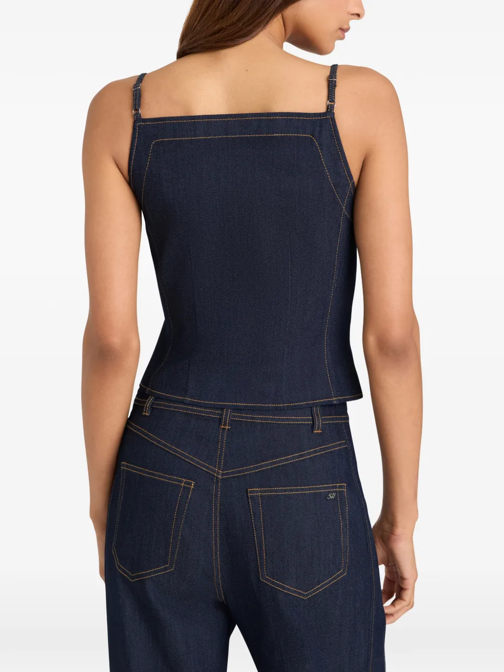 Sloane Button Denim Top