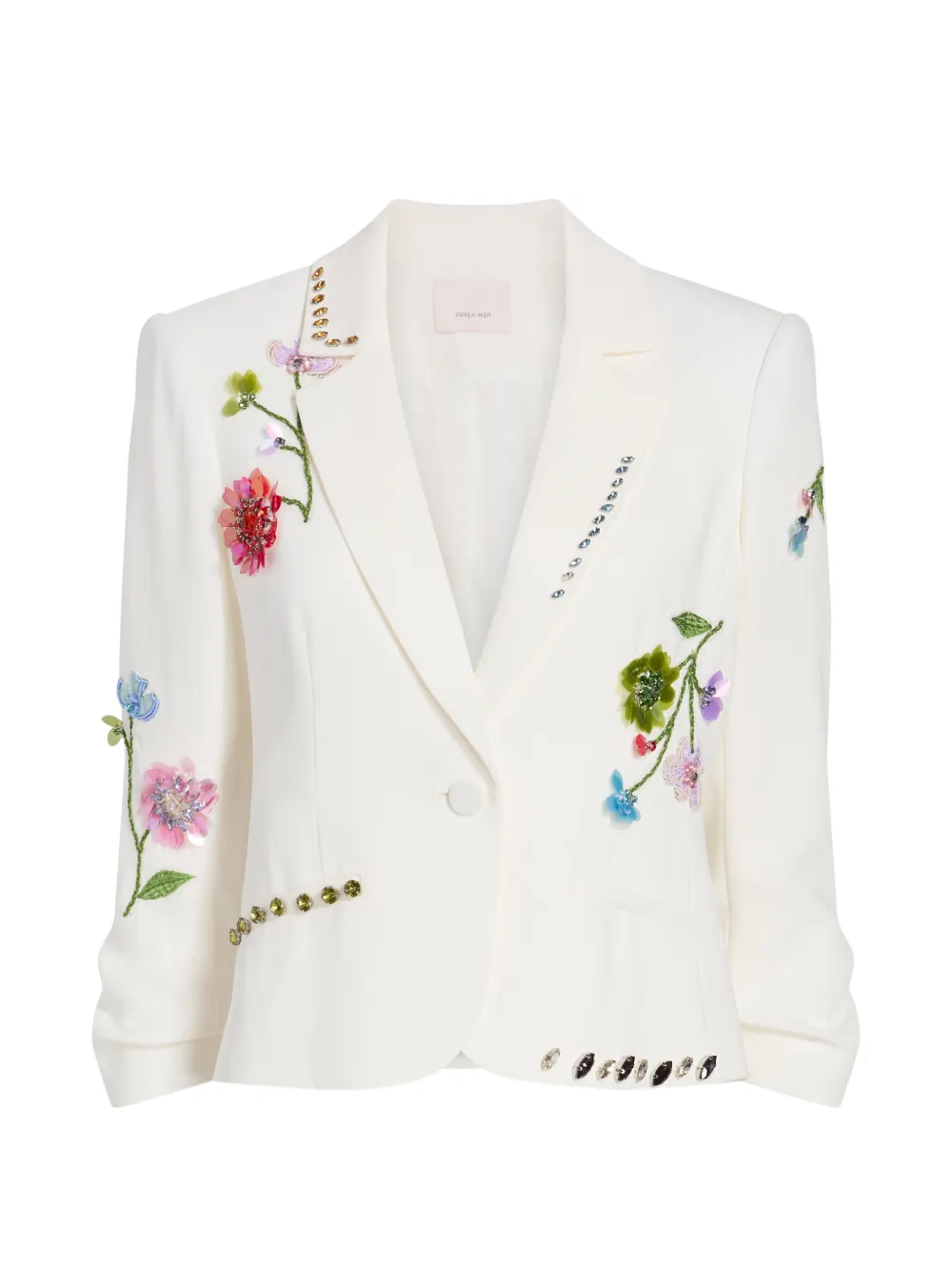 Cinq A Sept Floral Vine Le Petit Khloe blazer - Toni neutri