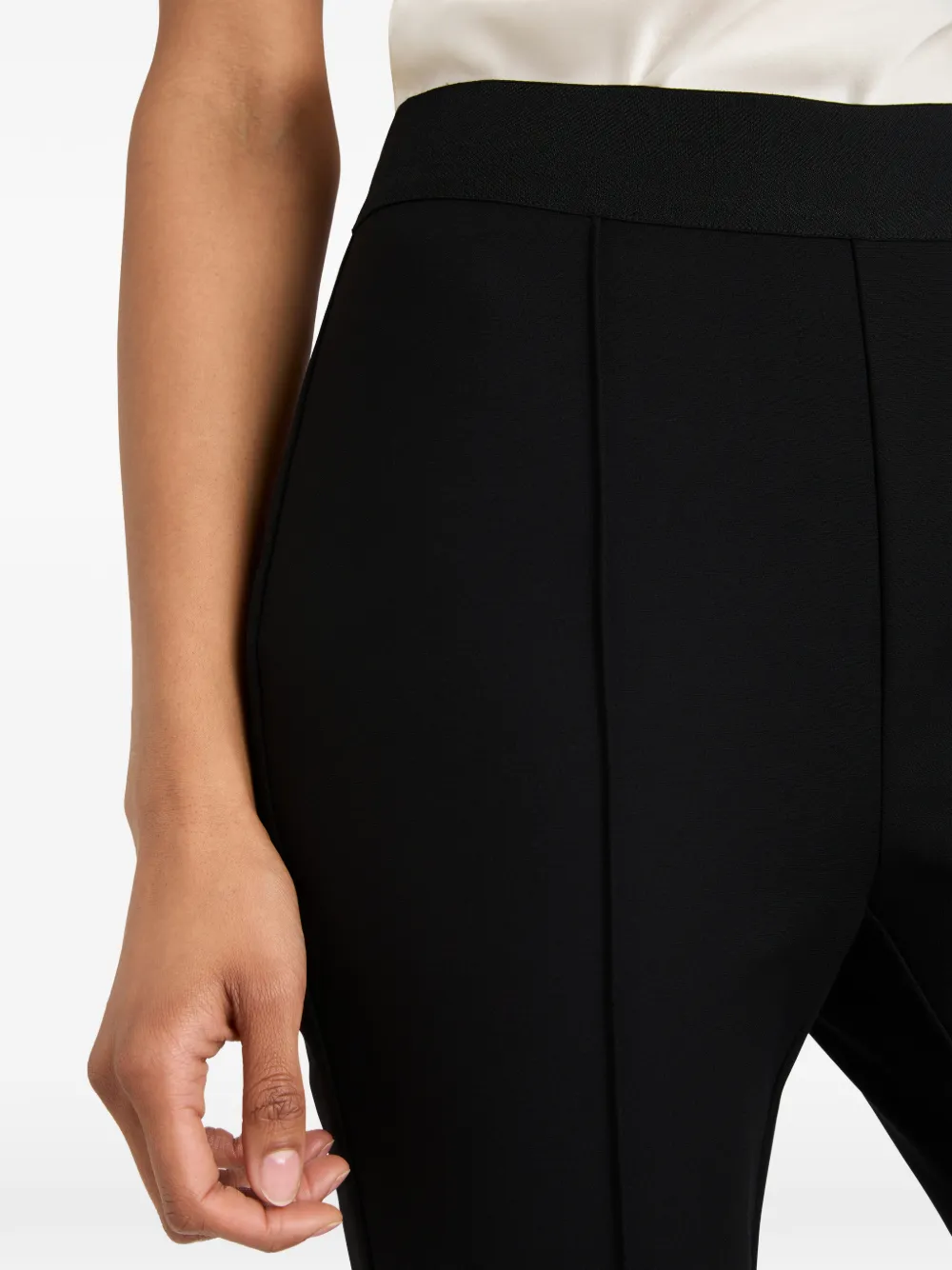 Cinq A Sept Aubrie flared broek Zwart