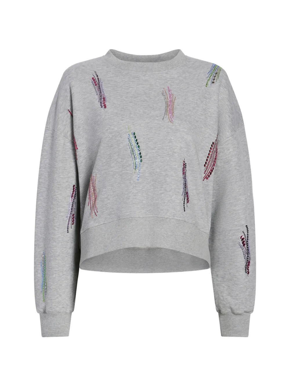 Cinq A Sept Paillette Whirl Brandy long-sleeve sweatshirt - Grigio