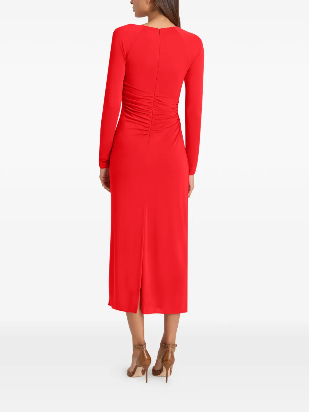 Jalyn Long-Sleeve Midi Dress