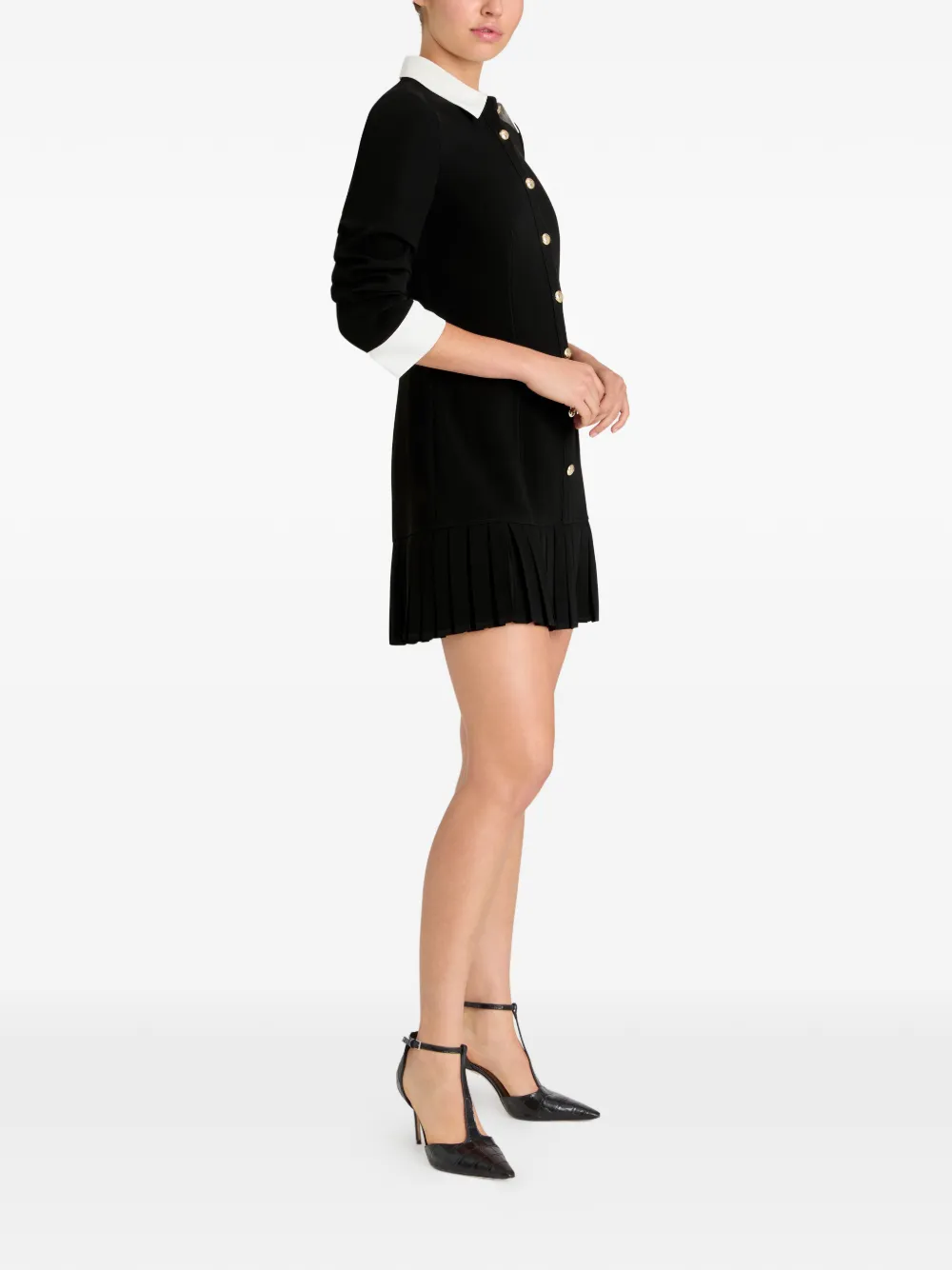 Cinq A Sept Lucilla mini-blousejurk Zwart