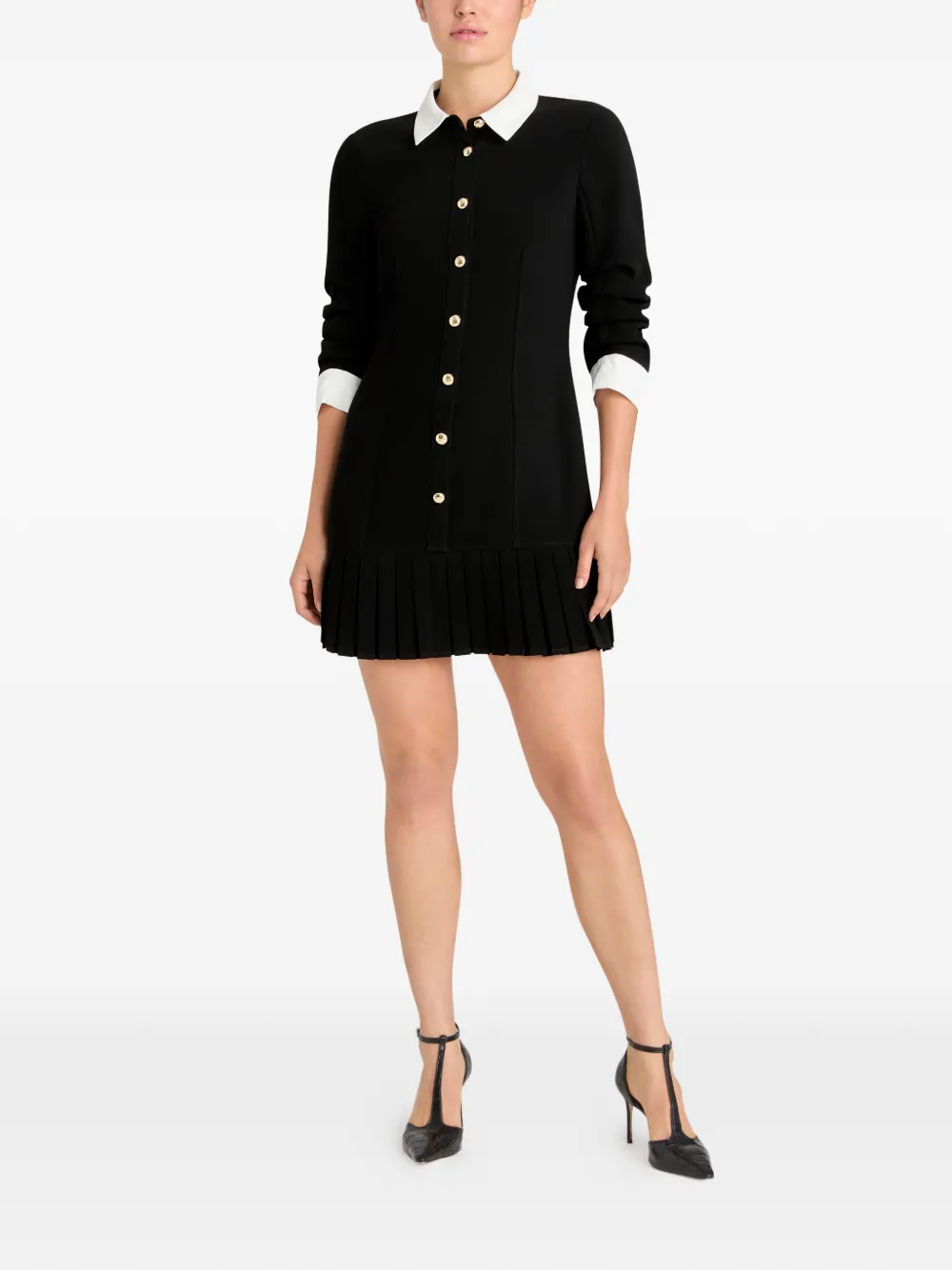 Cinq A Sept Lucilla mini-blousejurk Zwart