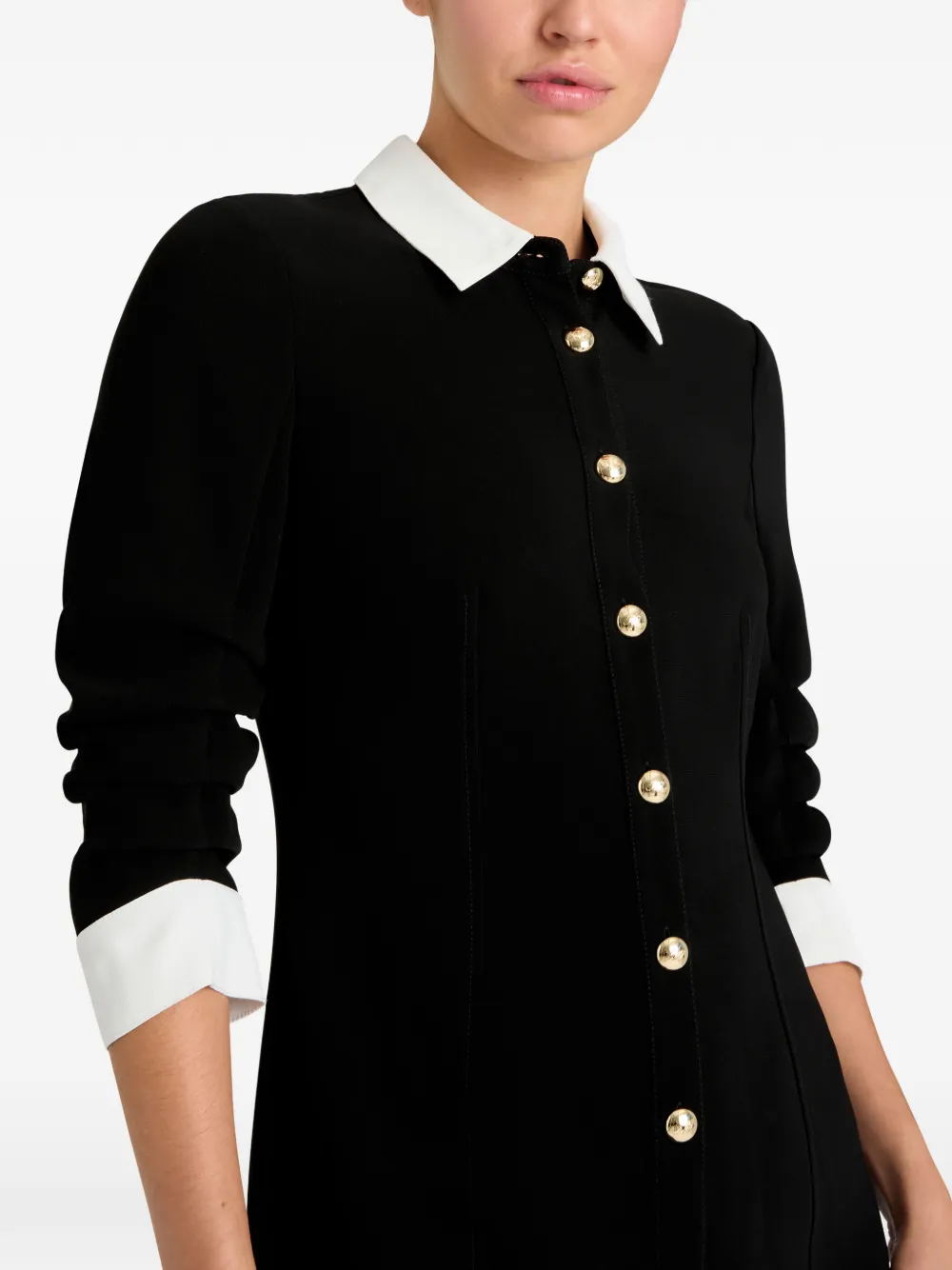 Cinq A Sept Lucilla mini-blousejurk Zwart