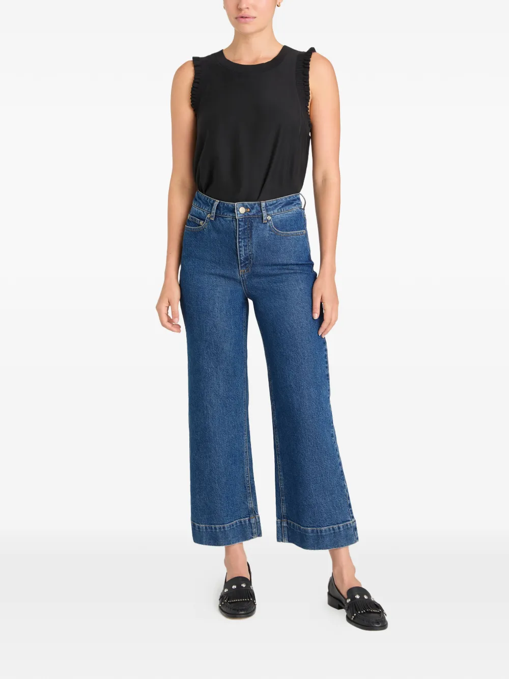  Cinq A Sept Joey Cuffed Jeans - Blue 