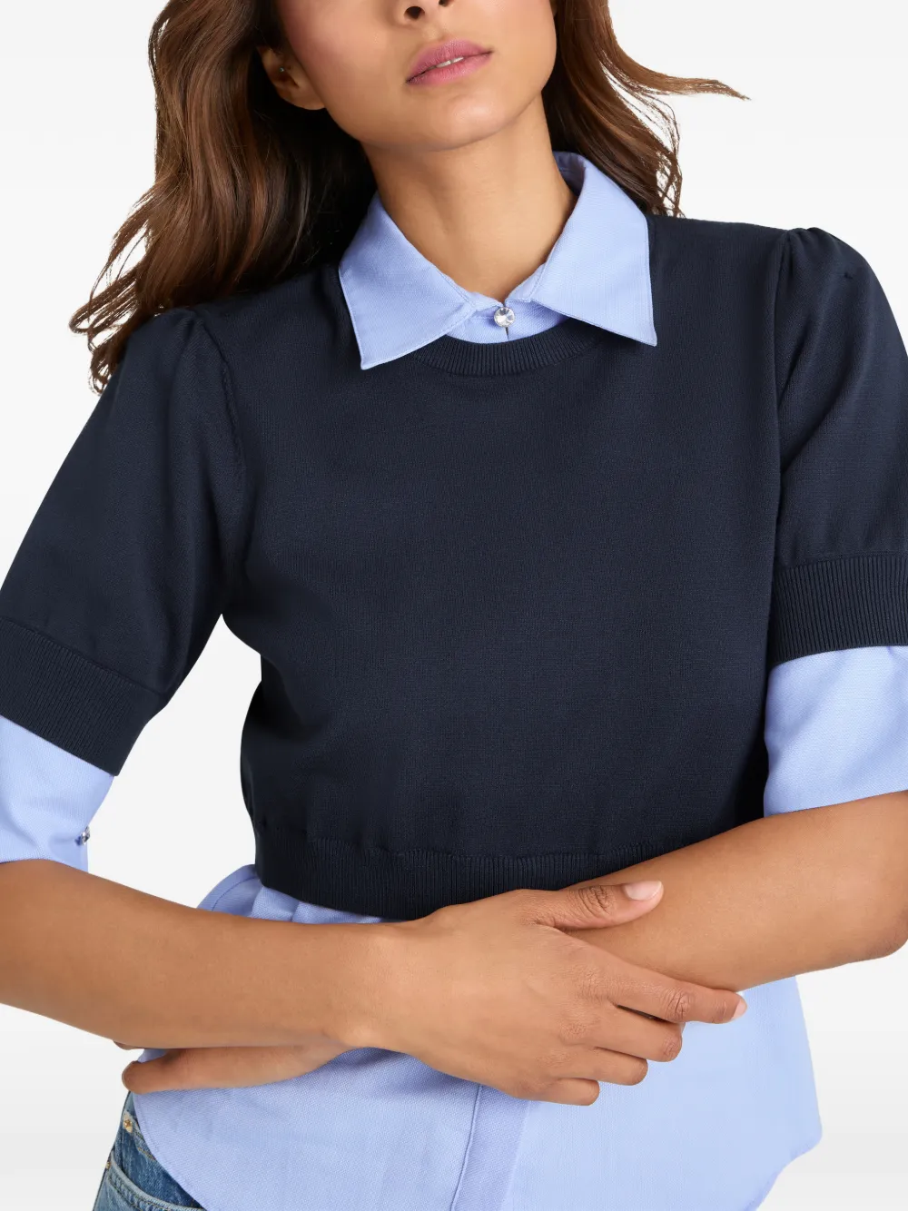 Cinq A Sept Gebreide top Blauw