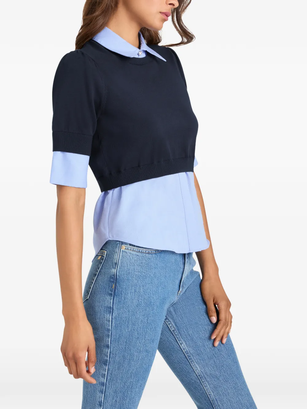  Cinq A Sept Capucine Knit Top - Blue 
