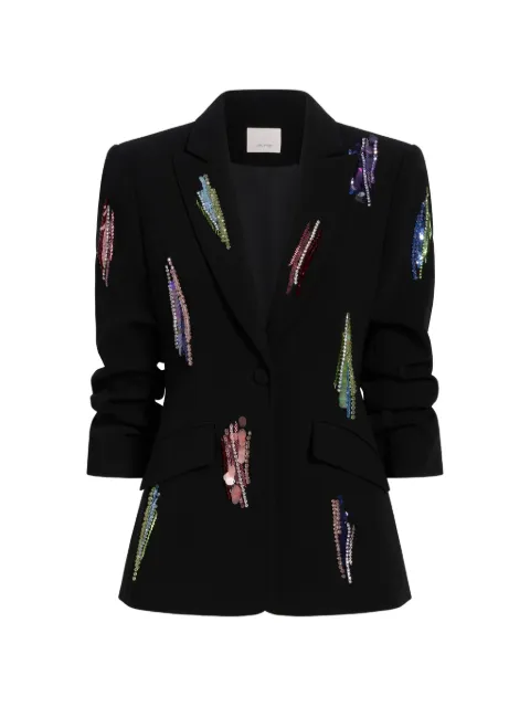 Cinq A Sept Paillette Whirl Cheyenne embellished blazer