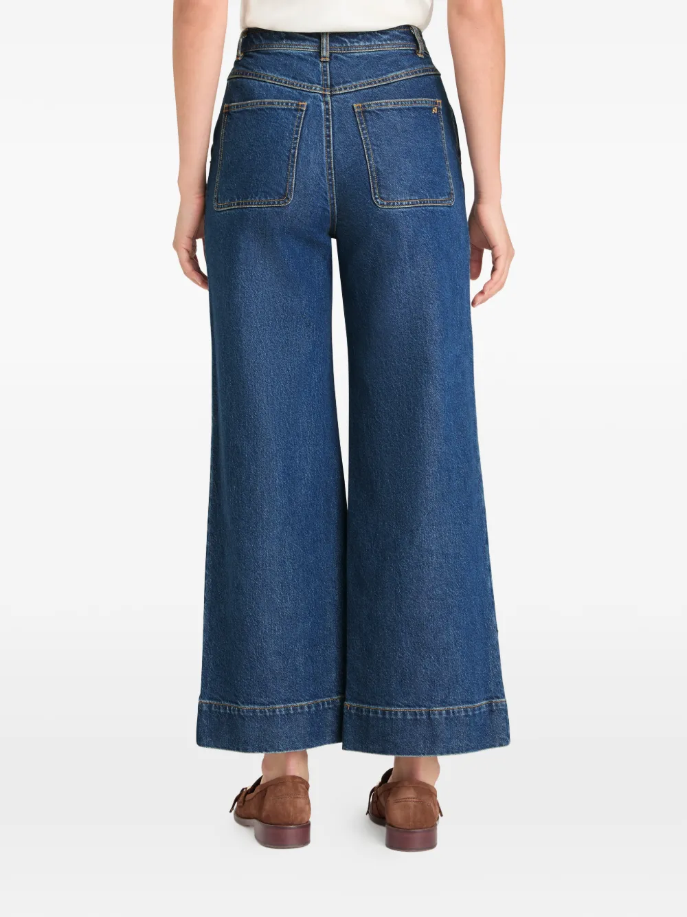 Cinq A Sept Ryker jeans met vlakken Blauw