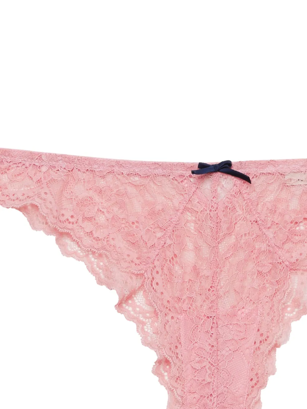  Fleur Du Mal Bianca Lace Briefs - Pink 