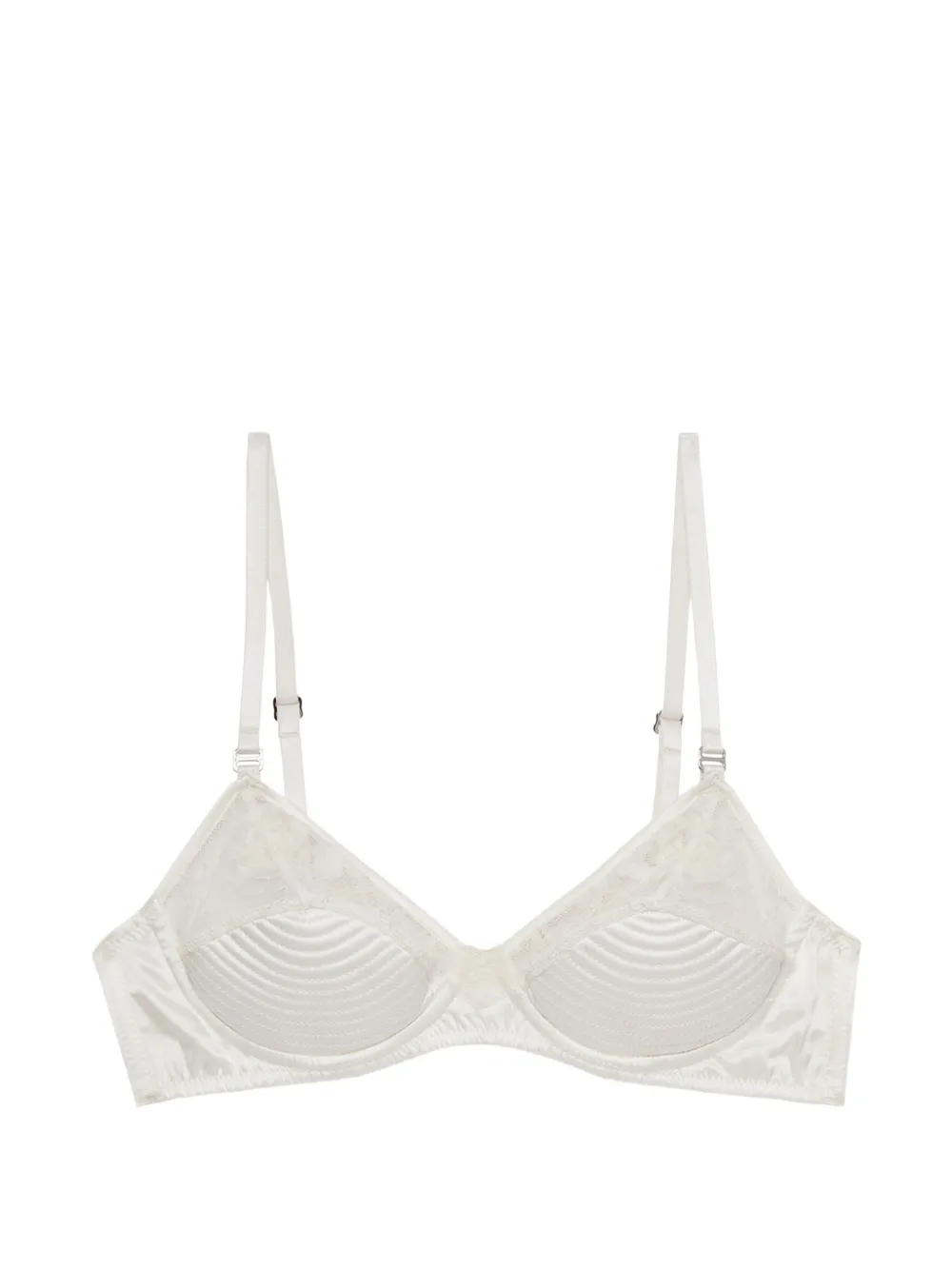 Fleur Du Mal Topstitch Bebe bra - Toni neutri