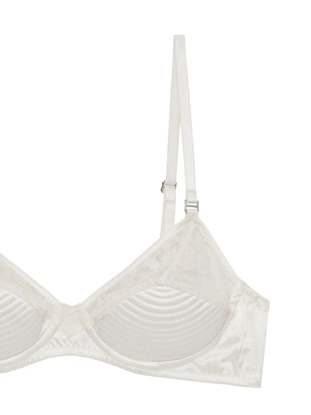 Fleur Du Mal Topstitch Bebe bh Beige