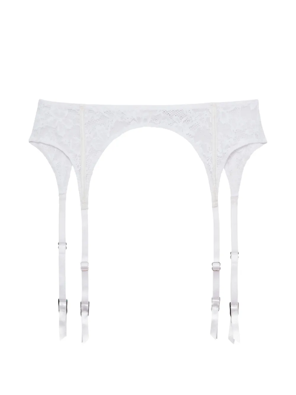 Fleur Du Mal Reggicalze Le Stretch - Bianco