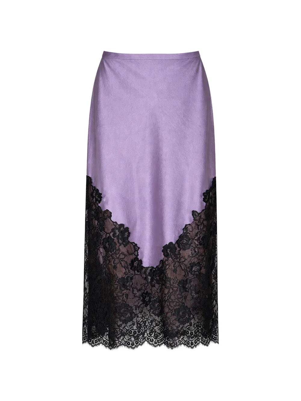 Fleur Du Mal Juliet lace midi skirt - Viola