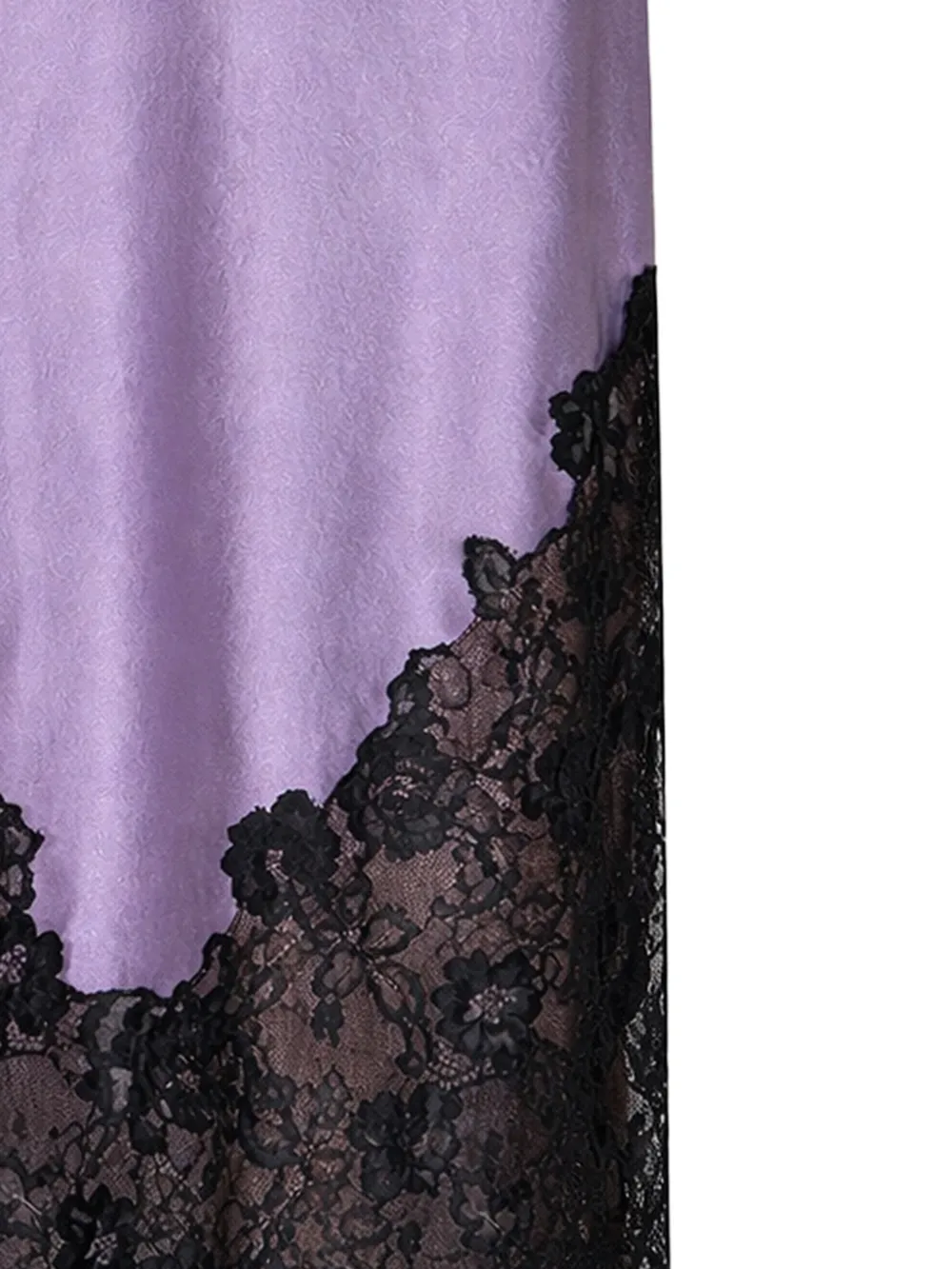 Fleur Du Mal Juliet midi-rok met kant Paars