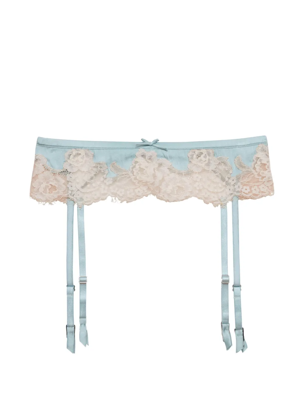 Fleur Du Mal Reggicalze Juliet in pizzo - Blu