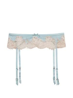 Fleur Du Mal Love Lock Garter Belt | Blue | FARFETCH Fleur Du Mal Love Lock Garter Belt | Blue | FARFETCH