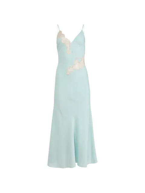 Fleur Du Mal Juliet lace long slip dress