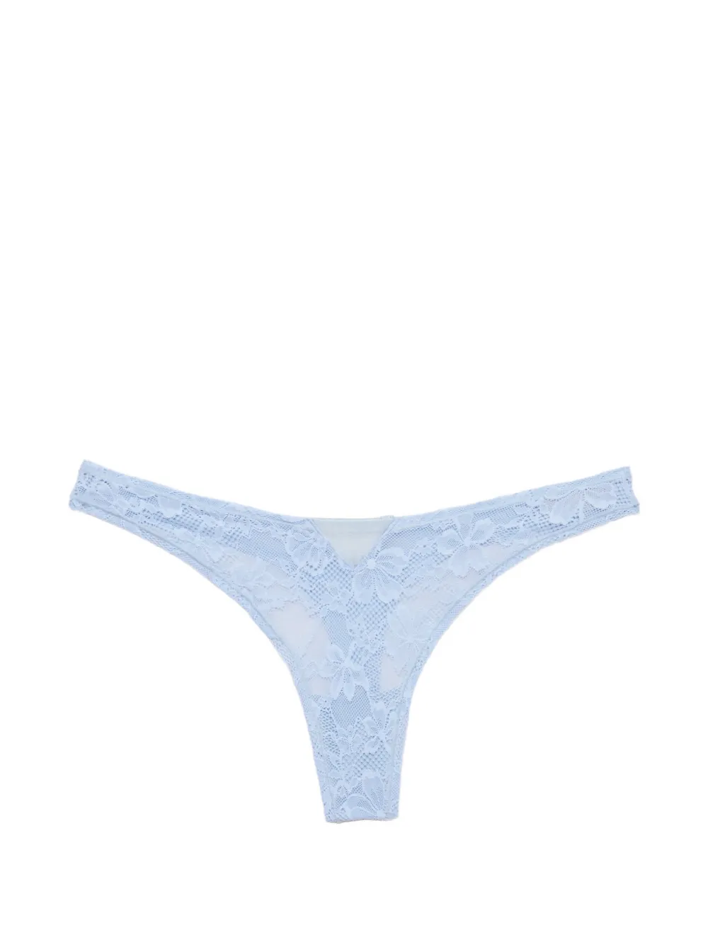 Fleur Du Mal Perizoma Le Stretch in pizzo - Blu