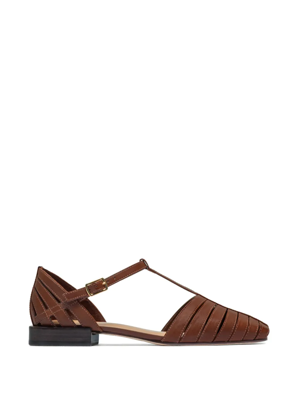 Bernardo Brighton T-strap flat pumps