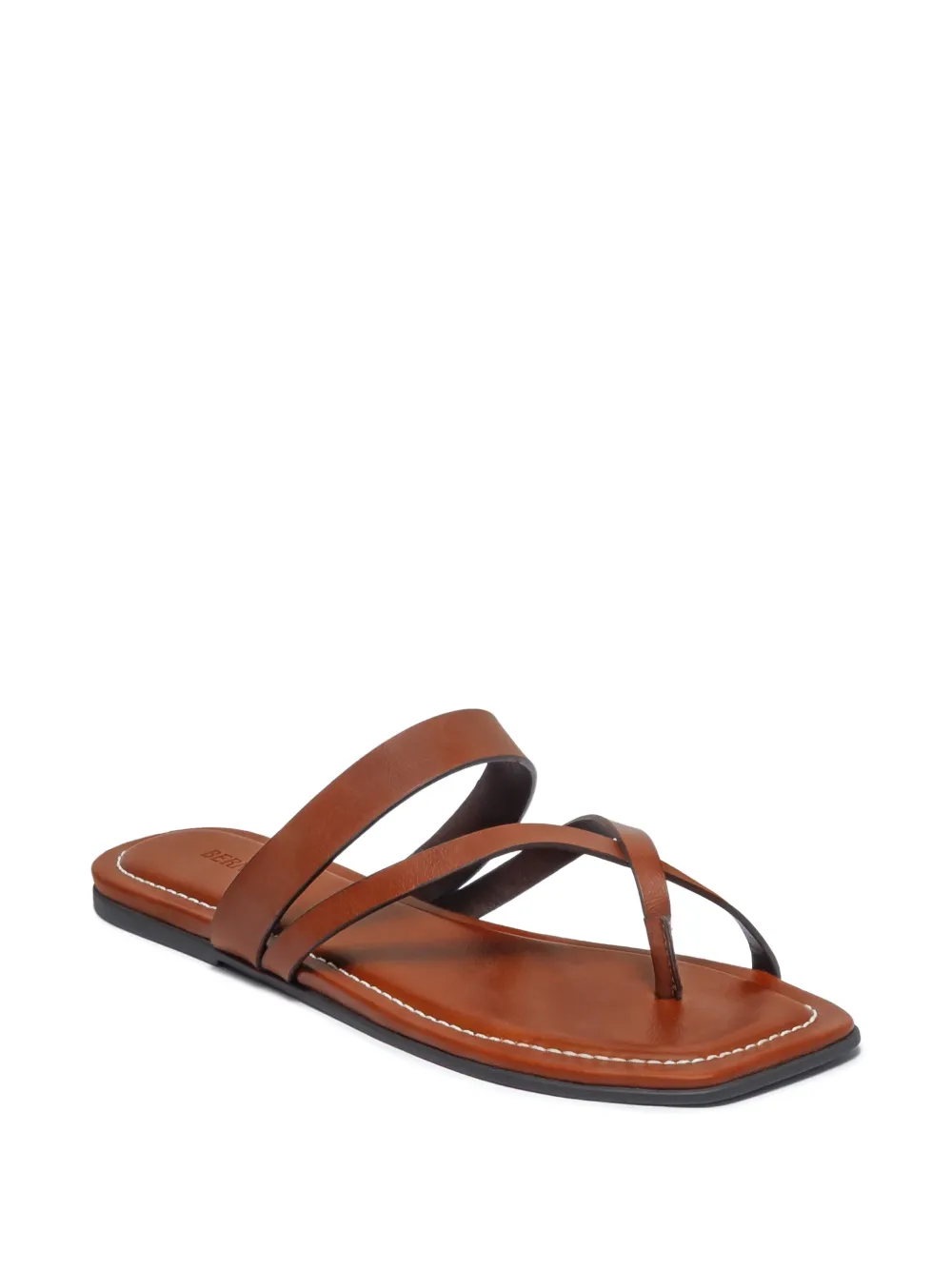 Bernardo Ocana sandalen met teenring Bruin