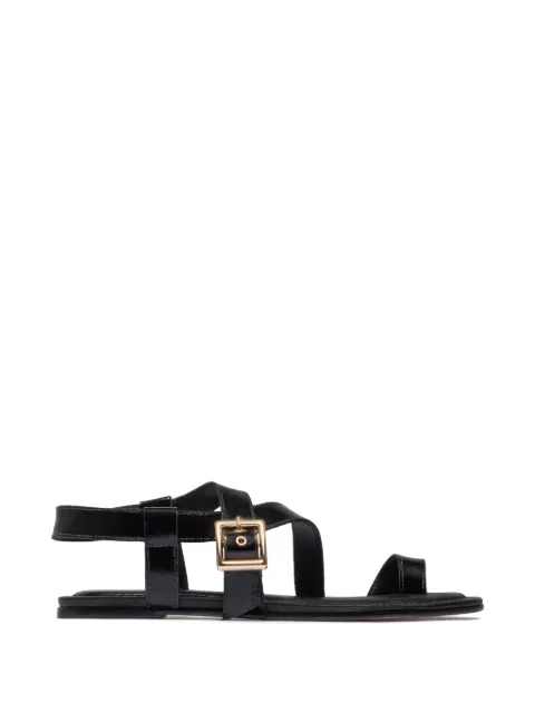 Bernardo Hartshorn toe-ring buckle flat sandals