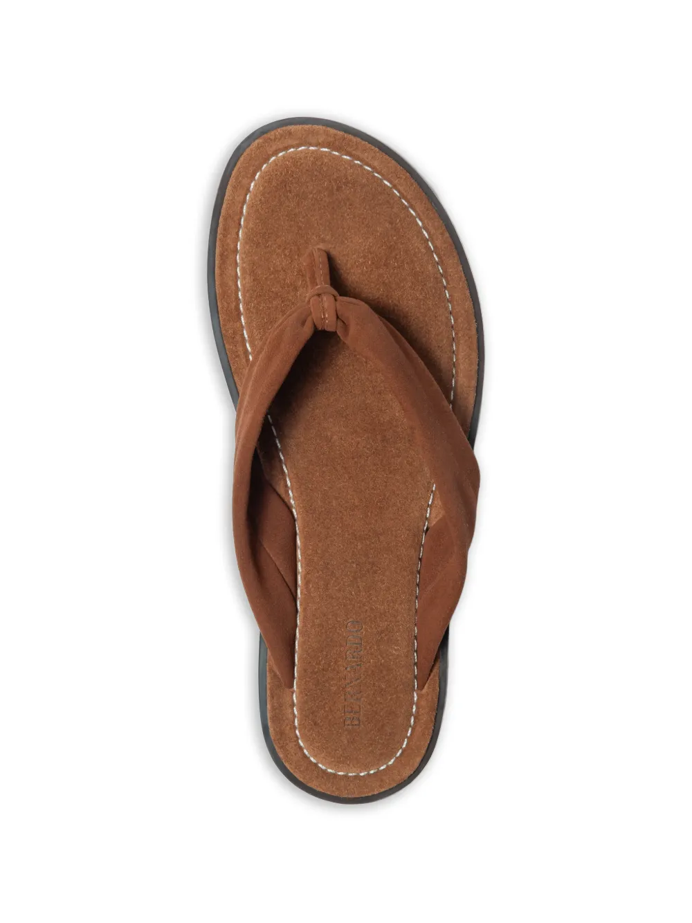  Bernardo Knotted Leather Sandals - Brown 