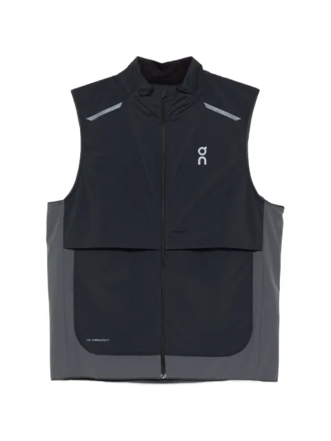 On Running reflective-panel vest