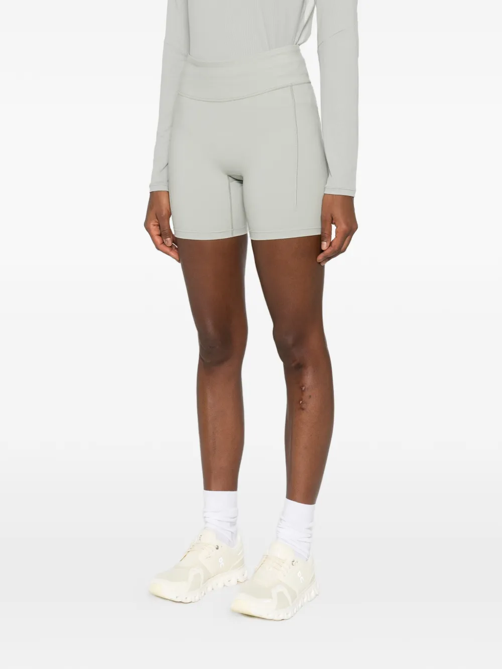  On Logo-print Performance Short - Green 