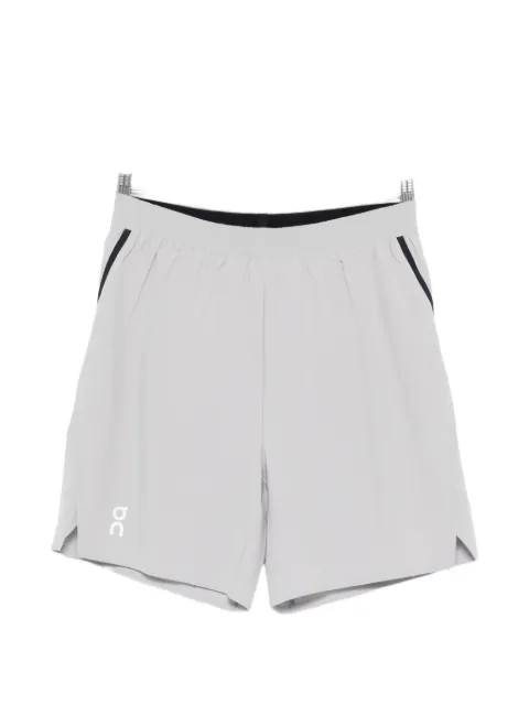 On Running logo trim shorts