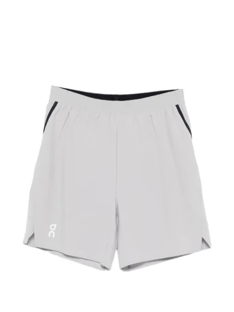 On Running logo trim shorts