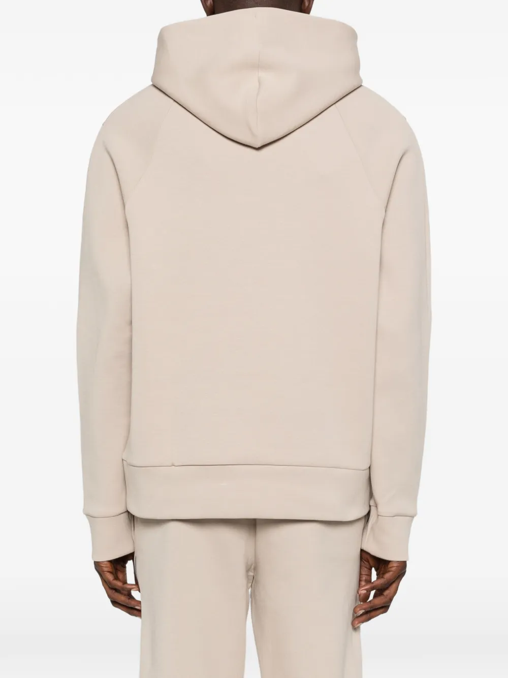 On Focus hoodie met trekkoord Beige