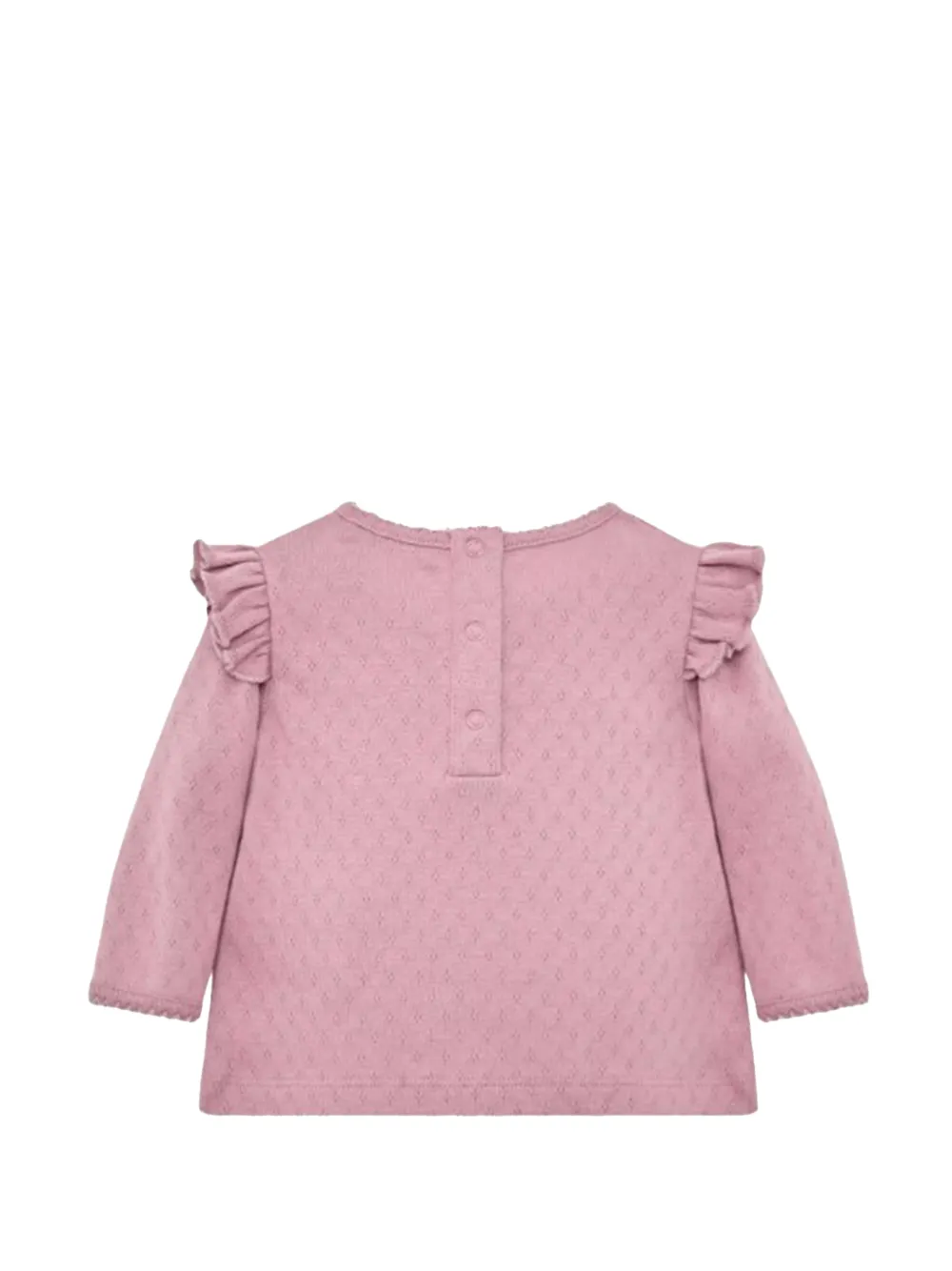 Moncler Enfant T-shirt met ruches Roze