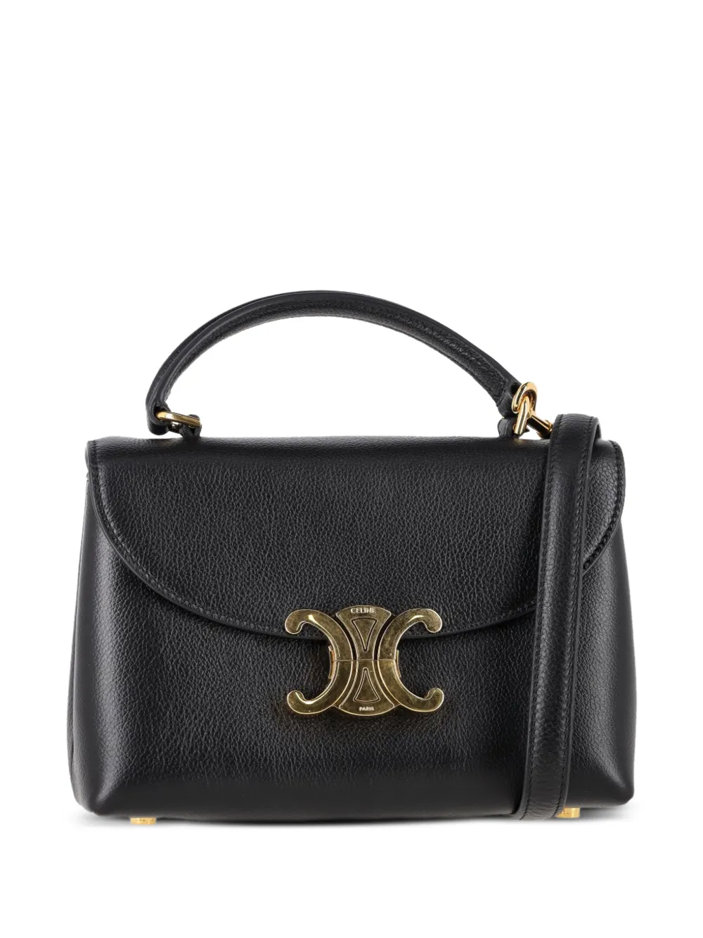 Celine Pre-Owned teen triomphe leather bag - Nero