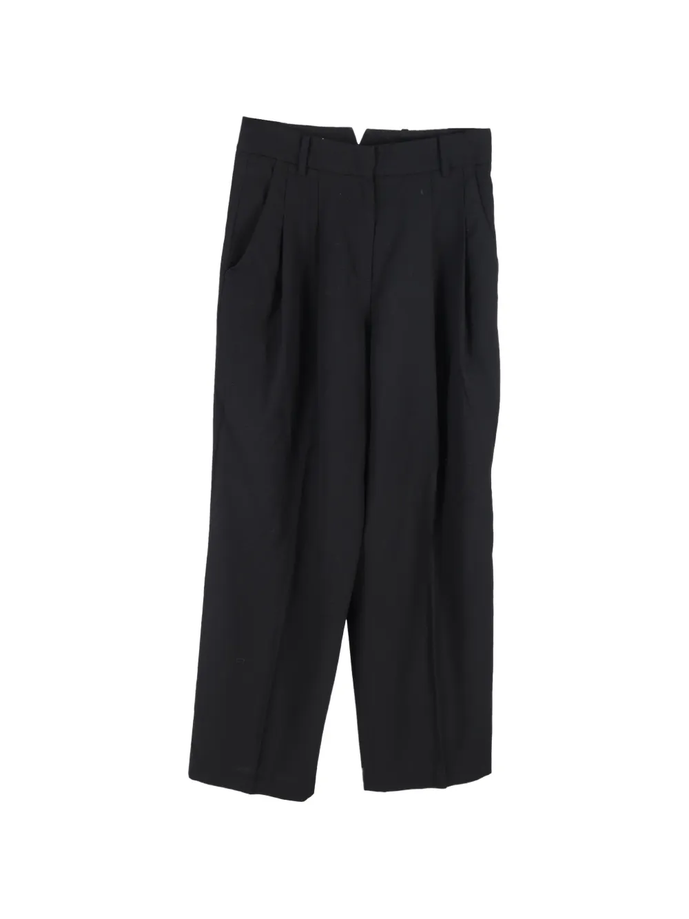 The Frankie Shop pleated wide leg trousers - Nero