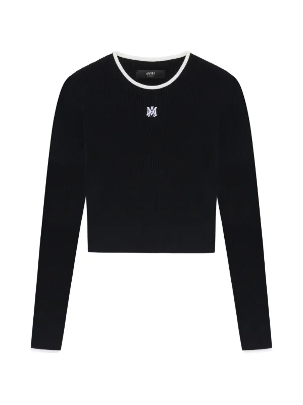 Amiri Women´s Ma Long Sleeve Tee in Black