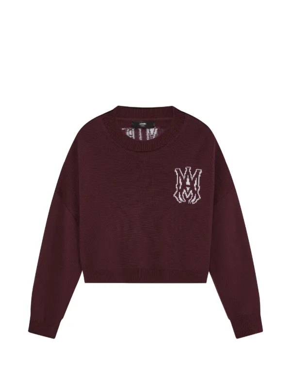 Amiri MA Crew Sweater in Red
