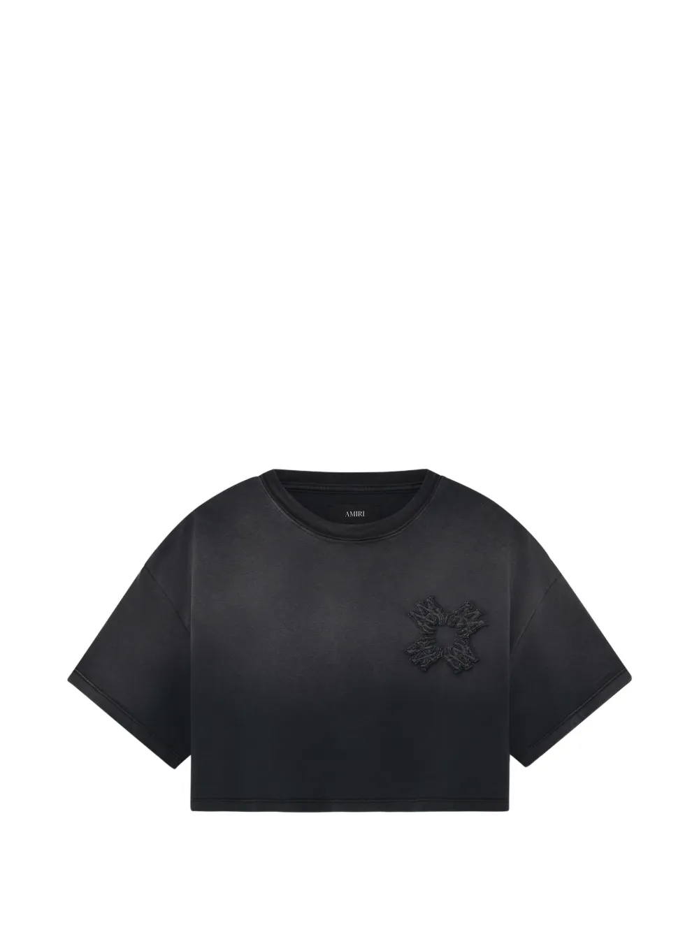 AMIRI quad cropped T-shirt - Nero