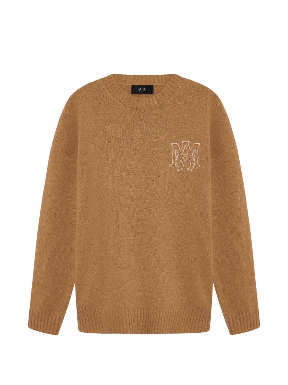 AMIRI appliqué knitwear - Marrone