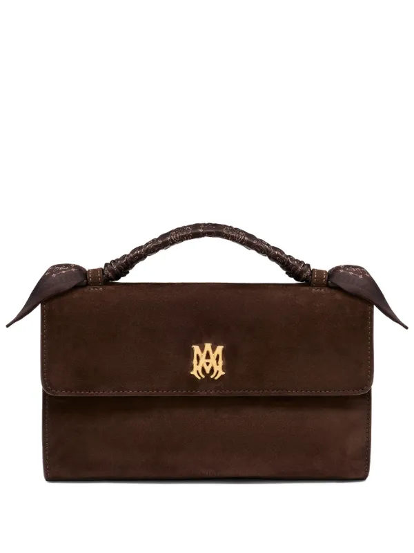 Amiri Long MA Pochette Bag in Brown