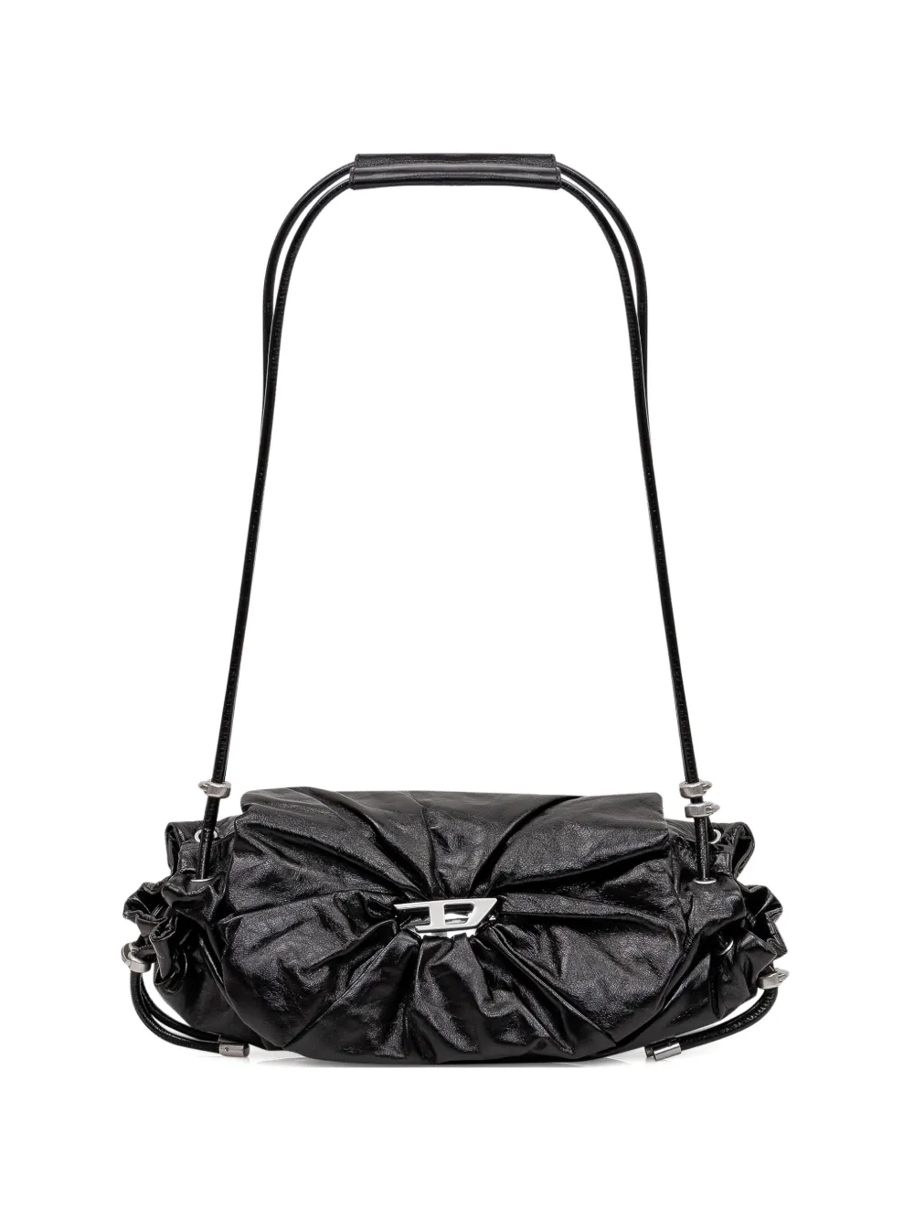 Diesel Scrunch-D shoulder bag - Nero