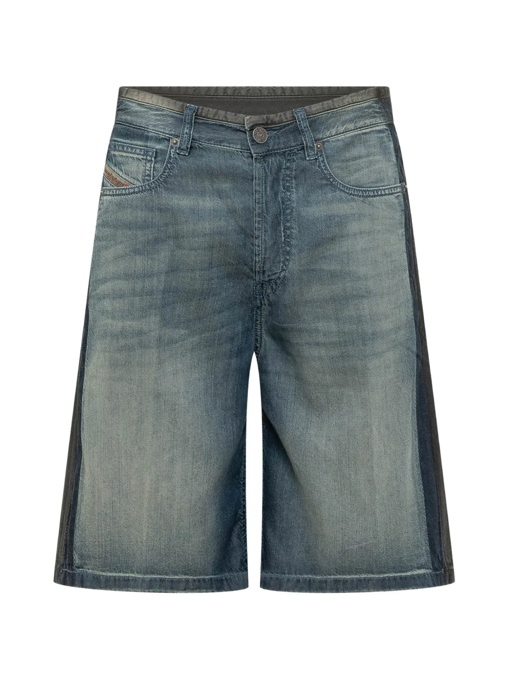 Diesel DE-SIRE two-tone denim shorts - Blu