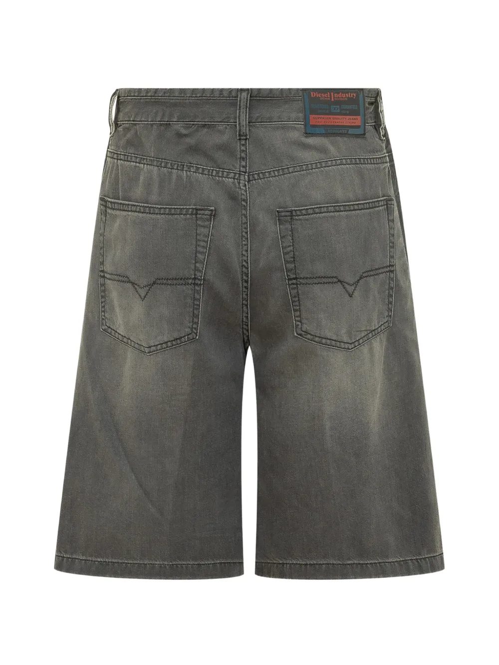 Diesel De-sire Two-tone Denim Shorts - Blue 