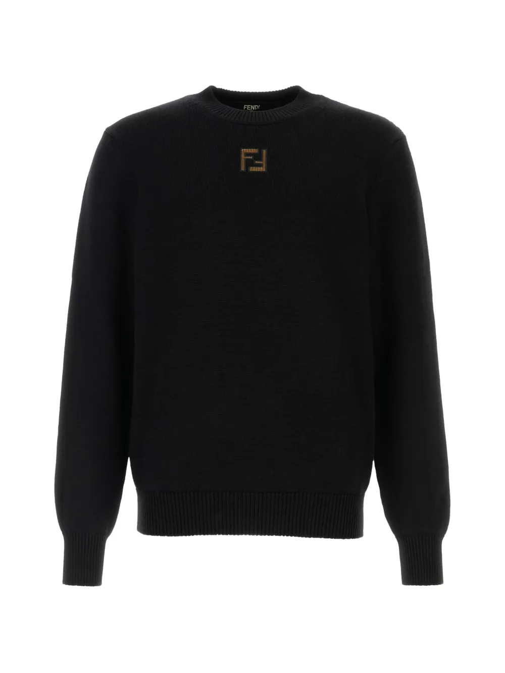 FENDI FF-motif wool sweater - Schwarz