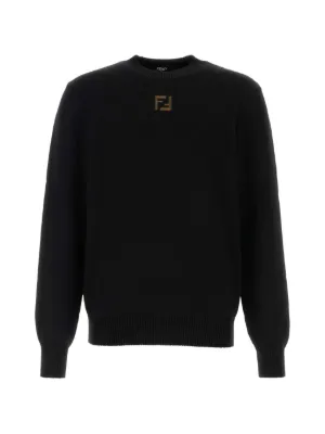 Givenchy embossed-logo crew-neck Sweater | Black | FARFETCH