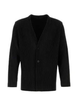 Homme Plissé Issey Miyake Jaqueta Plissada | Preto | FARFETCH BR