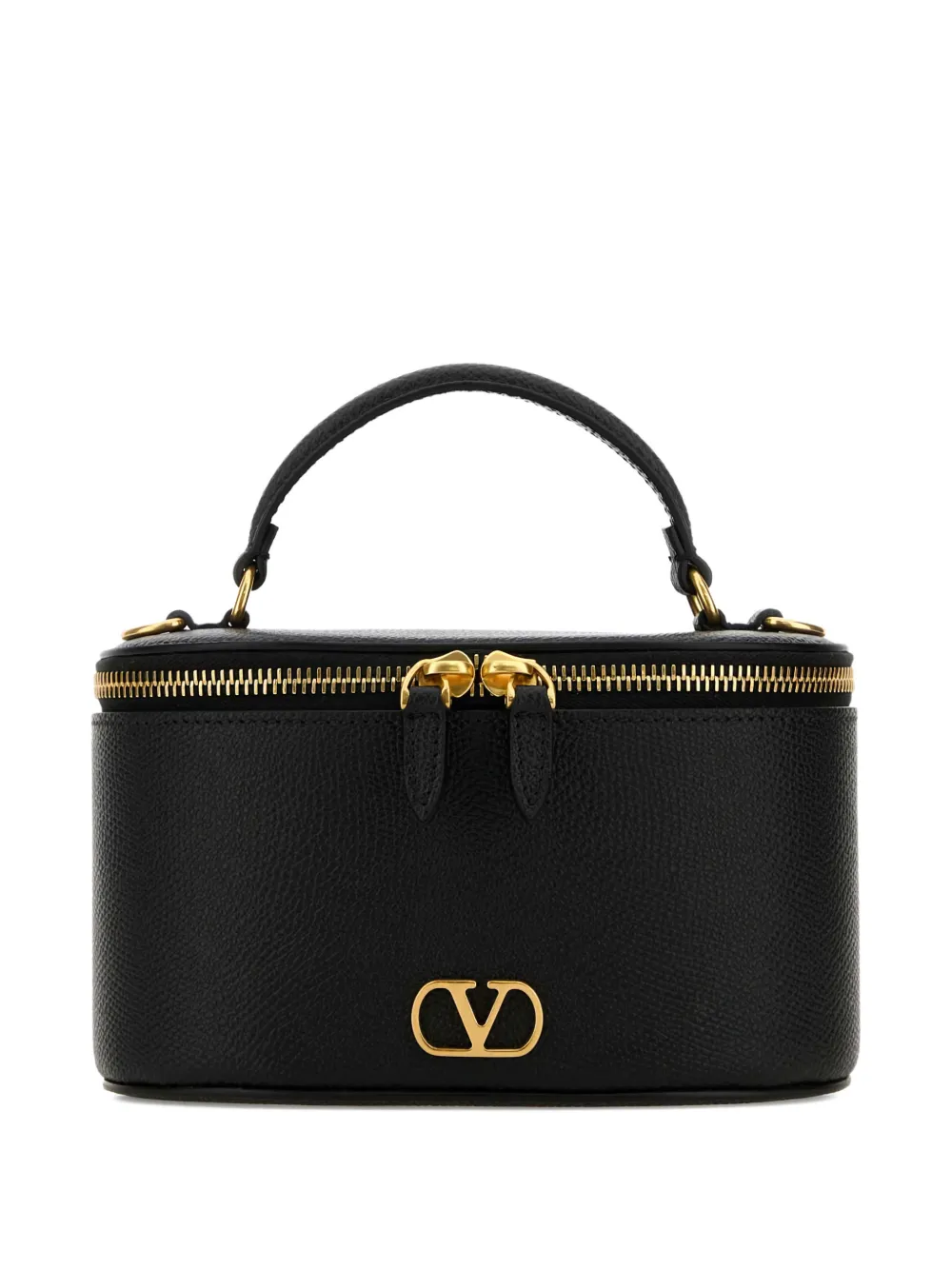 Valentino Garavani VLogo signature leather mini bag - Nero