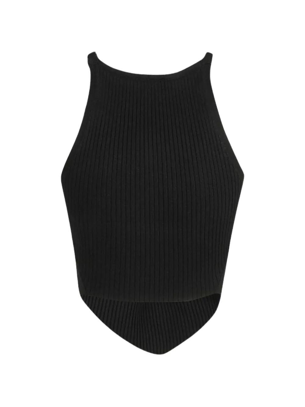  Courrèges Embroidered Top - Black 
